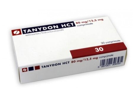 Tanydon HCT 80 mg. / 25 mg. 30 tablets